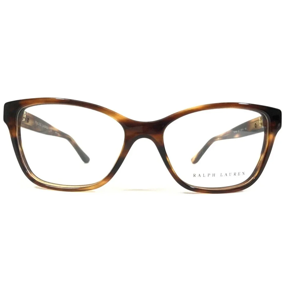 Ralph Lauren Eyeglasses Frames RL6129 5007 Brown Horn Cat Eye Square 52-16-140